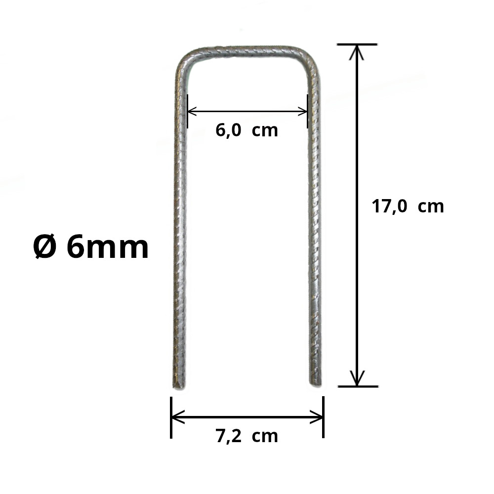 GrassProtecta® Standard, 2x10m plus 100 Befestigungshaken