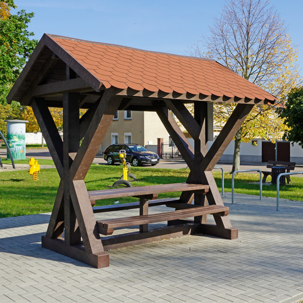 hanit® Waldschänke GRAND CANYON, überdachte Picknickhütte, wetterfest