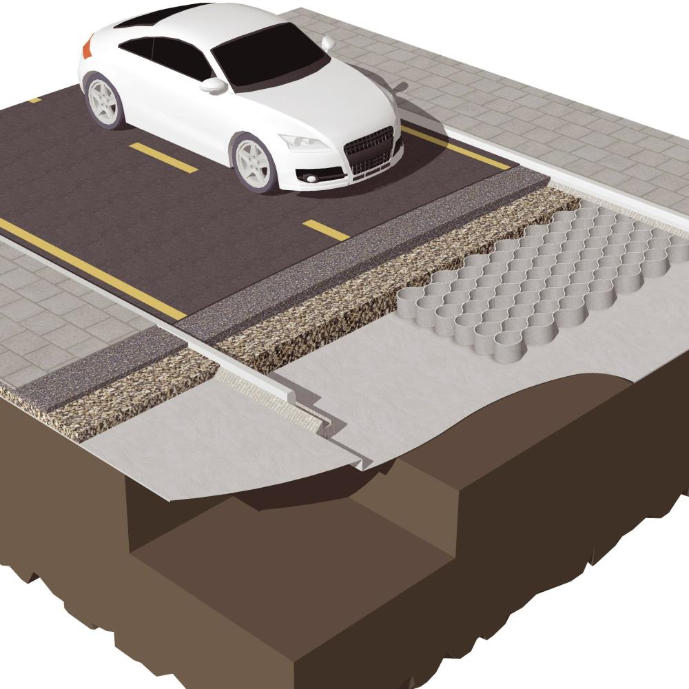 Geocell 25/10 (7 x 5m), Tragschicht-Bewehrung für leichte Fahrzeuge