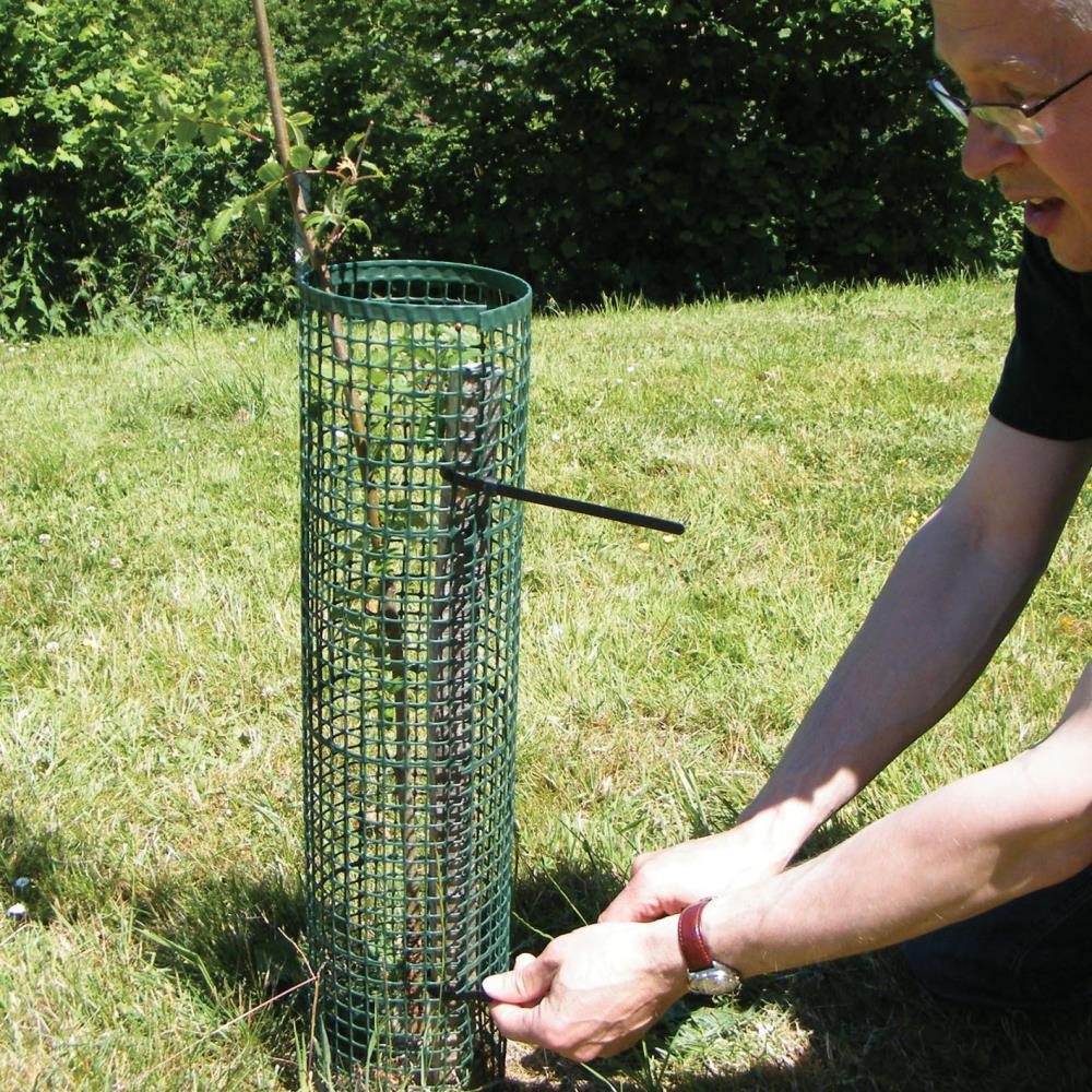 Treeguard CutSheet, Baumschutzgitter offen, 0.9m, Ø 20cm grün