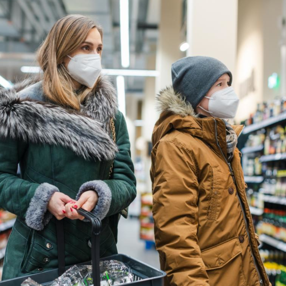 FFP2 Atemschutzmasken - Mund- und Nasenschutz Halbmaske, 5-lagig, CE zertifiziert