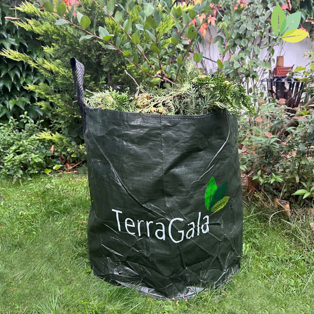 TerraGala Pflanzsack, Gartensack, Laubsack, 15l, Ø30cm, Höhe: 30cm