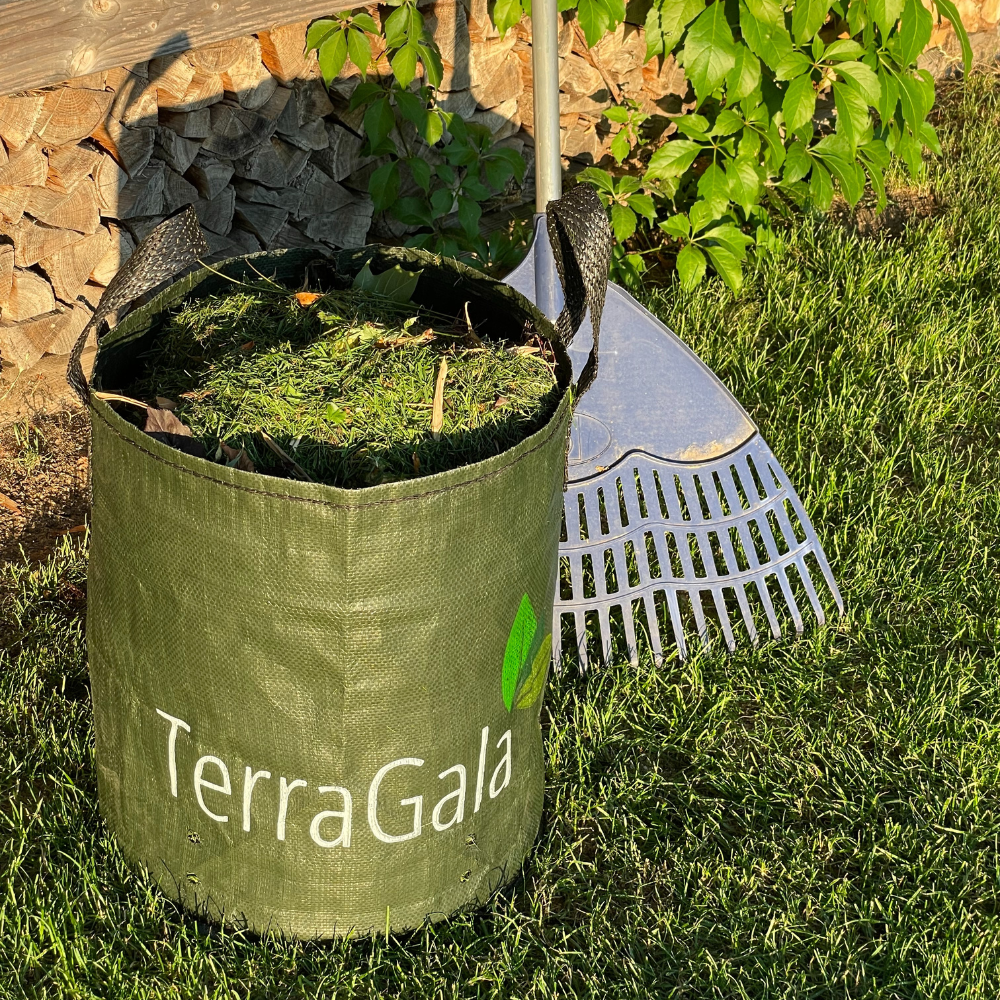 TerraGala Pflanzsack, Gartensack, Laubsack, 15l, Ø30cm, Höhe: 30cm